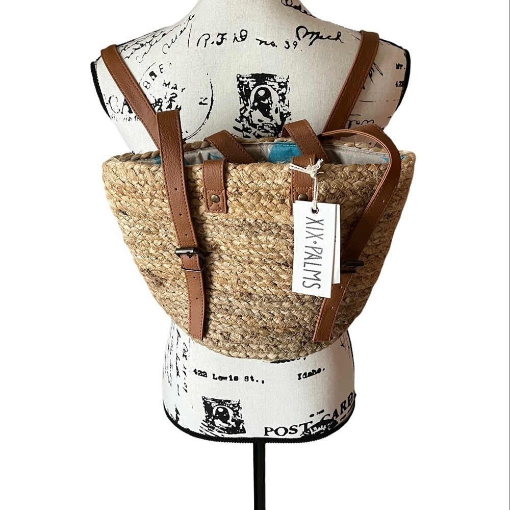 NWT Woven Backpack by XIX Palms